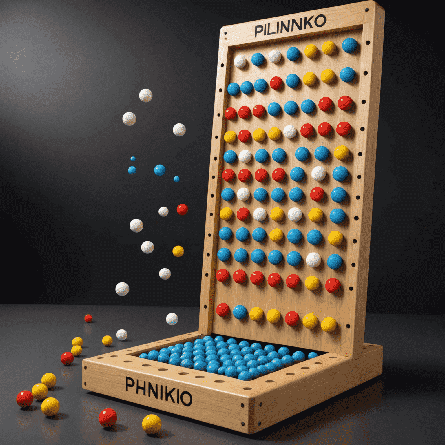 Demostración de lanzamientos de Plinko a diferentes velocidades